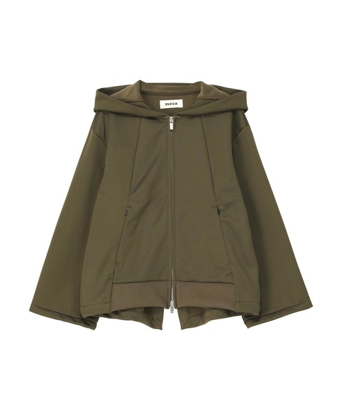 ZUCCa（ズッカ）の「Functionalスウェット / 羽織り / (O)（カーディガン/ボレロ・レディース・カーキ/ブラック/ホワイト・M size）」の10枚目の写真