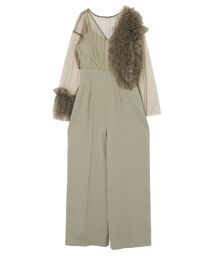 LAGUNAMOON | LADYフリルチュールコンビネゾン(パンツドレス)