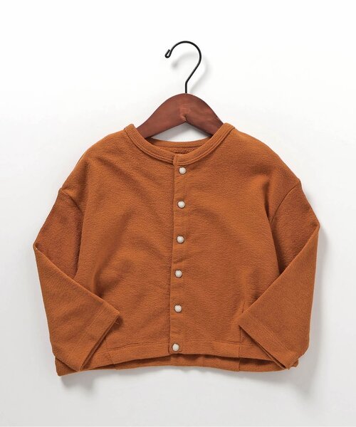 Seraph（セラフ）の「コクーンシルエットデイリーカーディガン（カーディガン/ボレロ・キッズ・ブラック/ピンク/ミント/オレンジ/ベージュ・80/90/100/110/120/130/140）」の5枚目の写真