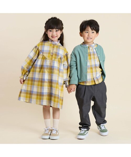 Seraph（セラフ）の「コクーンシルエットデイリーカーディガン（カーディガン/ボレロ・キッズ・ブラック/ピンク/ミント/オレンジ/ベージュ・80/90/100/110/120/130/140）」の6枚目の写真