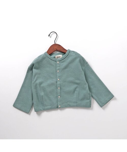 Seraph（セラフ）の「コクーンシルエットデイリーカーディガン（カーディガン/ボレロ・キッズ・ブラック/ピンク/ミント/オレンジ/ベージュ・80/90/100/110/120/130/140）」の7枚目の写真