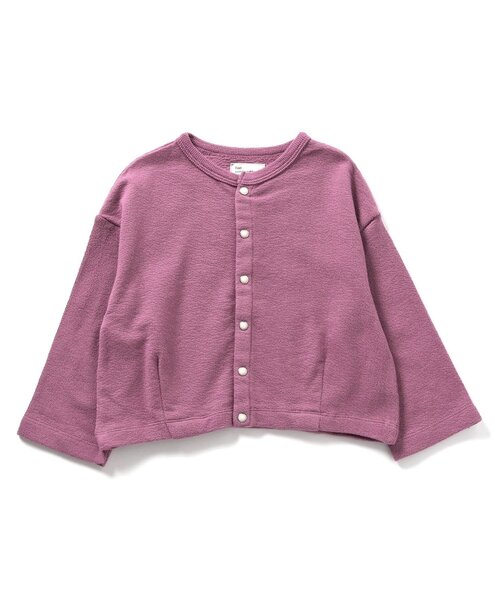 Seraph（セラフ）の「コクーンシルエットデイリーカーディガン（カーディガン/ボレロ・キッズ・ブラック/ピンク/ミント/オレンジ/ベージュ・80/90/100/110/120/130/140）」の14枚目の写真