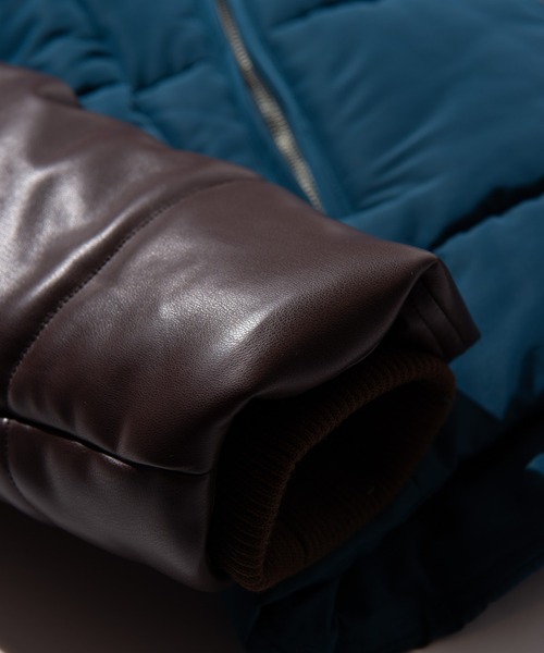 glamb（グラム）の「Combination Padded Jacket / コンビネーションパデッドジャケット（その他アウター・メンズ・ブルー/ブラック・S/M/L）」の8枚目の写真