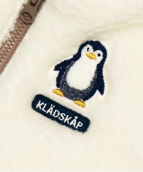 kladskap(クレードスコープ)の「ペンギンボアベスト(ベスト・キッズ・オフホワイト・80cm/90cm)」の13枚目の写真