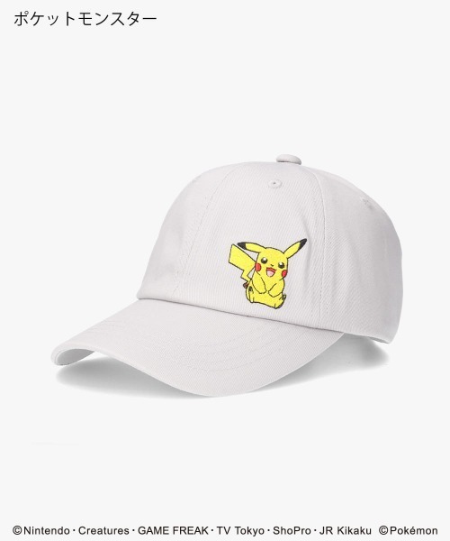 OVERRIDE（オーバーライド）の「ポケモン ピカチュウ キャップ（キャップ・メンズ・ベージュ/ネイビー/ライトグレー・57~59cm）」の2枚目の写真