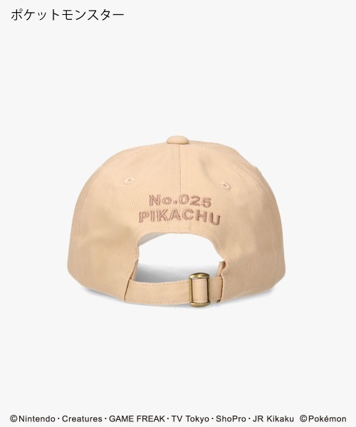 OVERRIDE（オーバーライド）の「ポケモン ピカチュウ キャップ（キャップ・メンズ・ベージュ/ネイビー/ライトグレー・57~59cm）」の5枚目の写真
