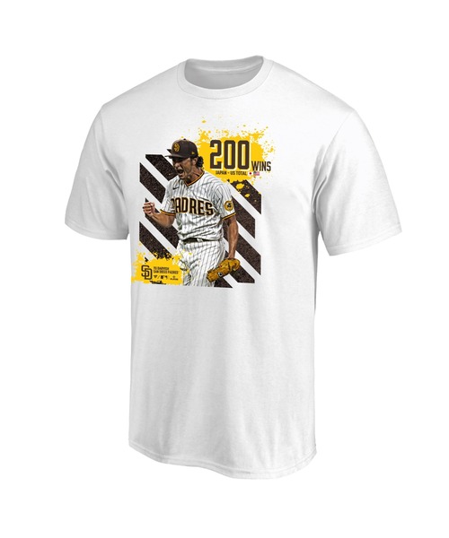 MLB San Diego Padres／ダルビッシュ有 日米通算200勝達成記念Tシャツ（Tシャツ/カットソー）｜MLB（メジャーリーグベースボール）