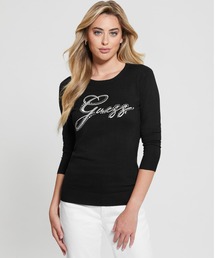 Guess | OLIVE Logo Rn Ls Sweater トップス カットソー(Tシャツ/カットソー)