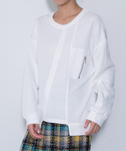 【ZOZO限定商品】フロントジップイレヘムトップス（シャツ/ブラウス）｜DOLLUPOOPS（ドールアップウップス）