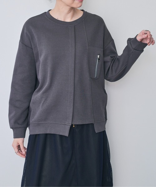 【ZOZO限定商品】フロントジップイレヘムトップス（シャツ/ブラウス）｜DOLLUPOOPS（ドールアップウップス）
