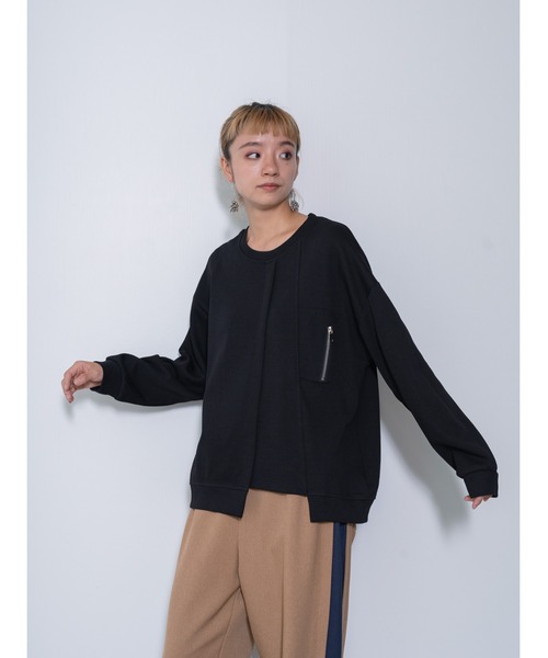 【ZOZO限定商品】フロントジップイレヘムトップス（シャツ/ブラウス）｜DOLLUPOOPS（ドールアップウップス）