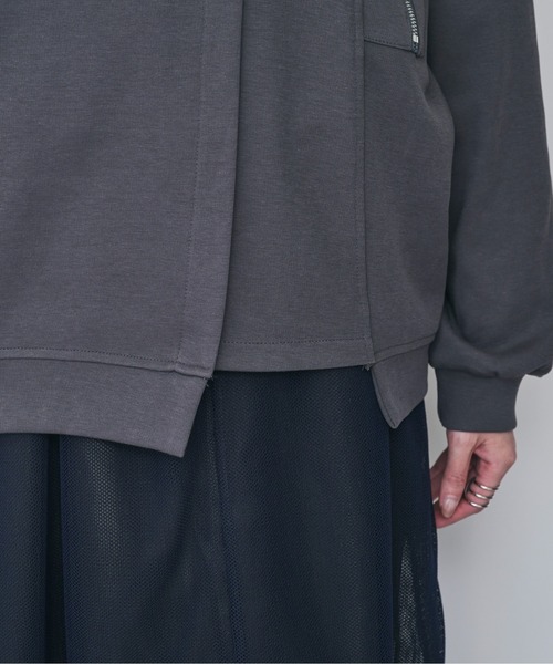 【ZOZO限定商品】フロントジップイレヘムトップス（シャツ/ブラウス）｜DOLLUPOOPS（ドールアップウップス）
