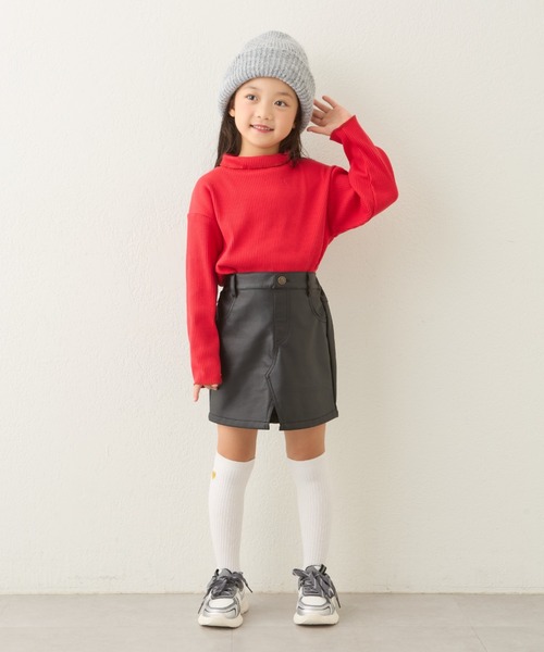 CIAOPANIC TYPY（チャオパニックティピー）の「【KIDS】アソートミニスカ（スカート・キッズ・ブラック/ベージュ/ネイビー・SMALL/MEDIUM/LARGE/X-LARGE/XX-LARGE）」の15枚目の写真