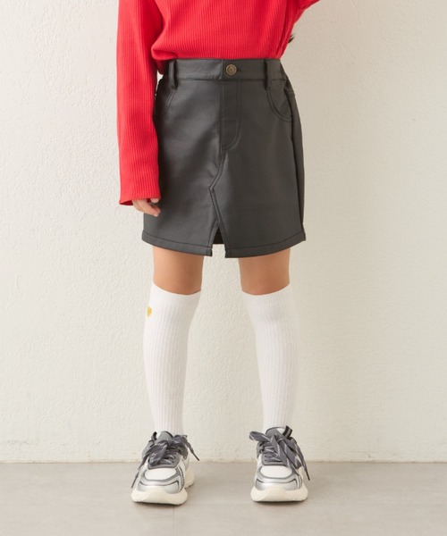 CIAOPANIC TYPY（チャオパニックティピー）の「【KIDS】アソートミニスカ（スカート・キッズ・ブラック/ベージュ/ネイビー・SMALL/MEDIUM/LARGE/X-LARGE/XX-LARGE）」の12枚目の写真