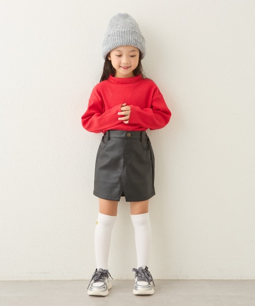 CIAOPANIC TYPY（チャオパニックティピー）の「【KIDS】アソートミニスカ（スカート・キッズ・ブラック/ベージュ/ネイビー・SMALL/MEDIUM/LARGE/X-LARGE/XX-LARGE）」の17枚目の写真