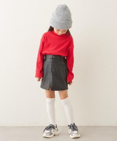 CIAOPANIC TYPY（チャオパニックティピー）の「【KIDS】アソートミニスカ（スカート・キッズ・ブラック/ベージュ/ネイビー・SMALL/MEDIUM/LARGE/X-LARGE/XX-LARGE）」の16枚目の写真