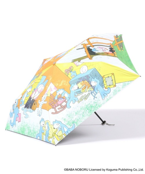 niko and...（ニコアンド）の「【11ぴきのねこ】コラボ　晴雨兼用折り畳み傘（折りたたみ傘・レディース・シャーベット/チャコール・0）」の4枚目の写真