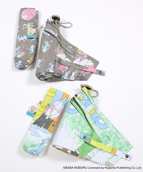 niko and...（ニコアンド）の「【11ぴきのねこ】コラボ　晴雨兼用折り畳み傘（折りたたみ傘・レディース・シャーベット/チャコール・0）」の6枚目の写真