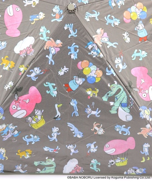 niko and...（ニコアンド）の「【11ぴきのねこ】コラボ　晴雨兼用折り畳み傘（折りたたみ傘・レディース・シャーベット/チャコール・0）」の14枚目の写真