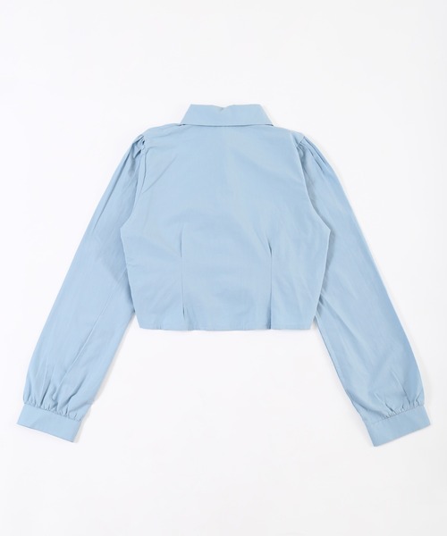 PHILLY（フィリー）の「【PHILLY】ダブルドロスト長袖ブラウス（シャツ/ブラウス・レディース・ホワイト/ブルー/グレー・FREE）」の21枚目の写真