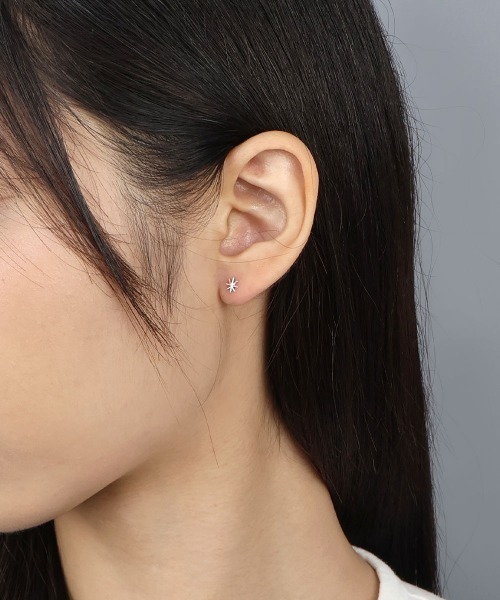 4INT.(フォイント)の「メンズライク バーベル ボディピアス 20G(片耳用) / silver925 (金属アレルギー対応)(ピアス(片耳用)・メンズ・B/A/C・FREE)」の5枚目の写真