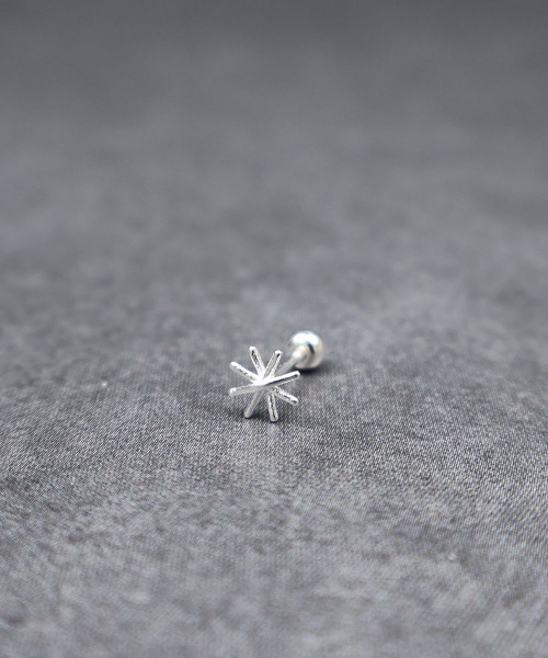 4INT.(フォイント)の「メンズライク バーベル ボディピアス 20G(片耳用) / silver925 (金属アレルギー対応)(ピアス(片耳用)・メンズ・B/A/C・FREE)」の8枚目の写真