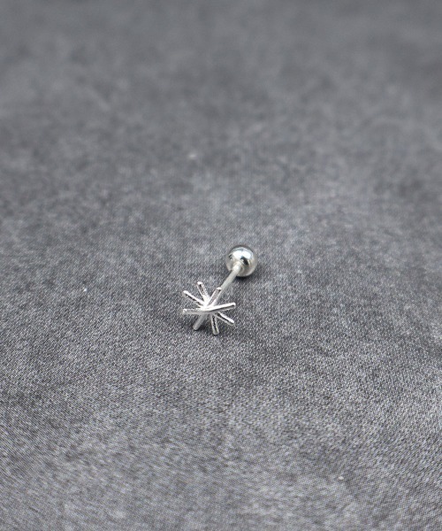 4INT.(フォイント)の「メンズライク バーベル ボディピアス 20G(片耳用) / silver925 (金属アレルギー対応)(ピアス(片耳用)・メンズ・B/A/C・FREE)」の9枚目の写真