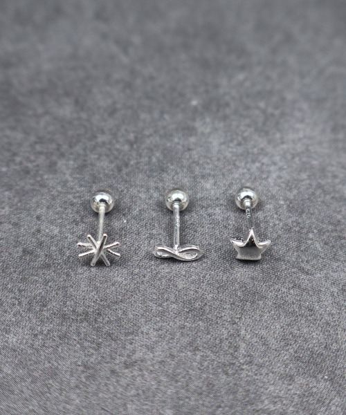 4INT.(フォイント)の「メンズライク バーベル ボディピアス 20G(片耳用) / silver925 (金属アレルギー対応)(ピアス(片耳用)・メンズ・B/A/C・FREE)」の17枚目の写真