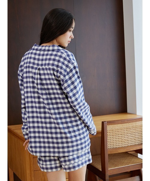 gelato pique（ジェラートピケ）の「チェックシャツ（ルームウェア