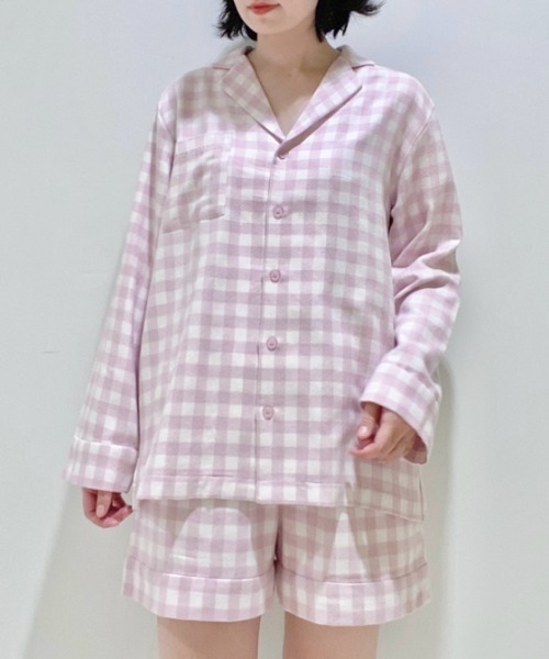gelato pique（ジェラートピケ）の「チェックシャツ（ルームウェア