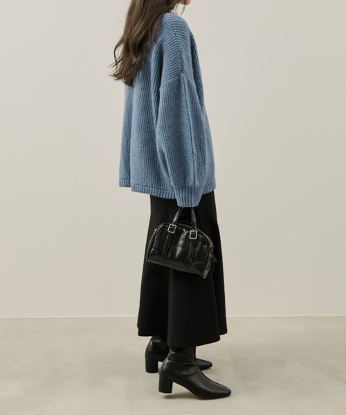Auntie Rosa(アンティローザ)の「【karin】ボリュームニットカーディガン(カーディガン/ボレロ・レディース・ブルー/ベージュ・FREE)」の10枚目の写真