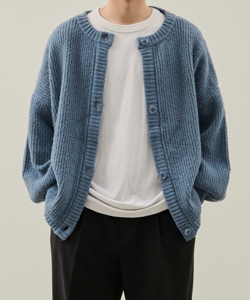 Auntie Rosa(アンティローザ)の「【karin】ボリュームニットカーディガン(カーディガン/ボレロ・レディース・ブルー/ベージュ・FREE)」の18枚目の写真