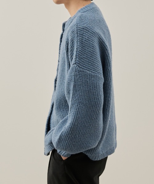 Auntie Rosa(アンティローザ)の「【karin】ボリュームニットカーディガン(カーディガン/ボレロ・レディース・ブルー/ベージュ・FREE)」の17枚目の写真