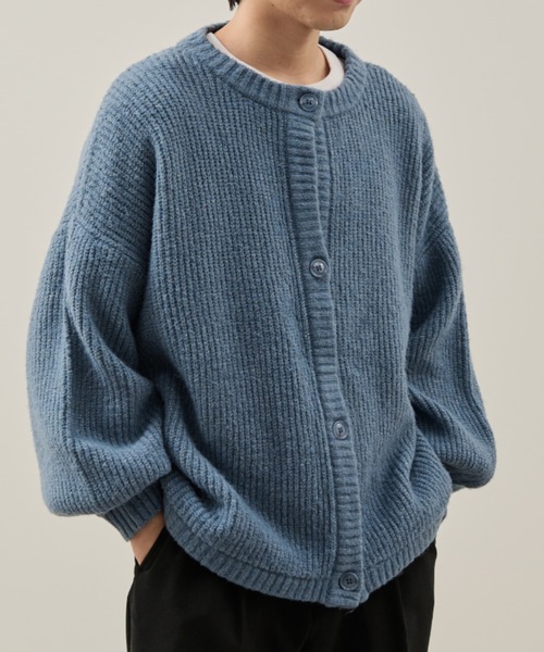 Auntie Rosa(アンティローザ)の「【karin】ボリュームニットカーディガン(カーディガン/ボレロ・レディース・ブルー/ベージュ・FREE)」の16枚目の写真