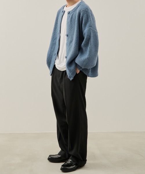 Auntie Rosa(アンティローザ)の「【karin】ボリュームニットカーディガン(カーディガン/ボレロ・レディース・ブルー/ベージュ・FREE)」の21枚目の写真