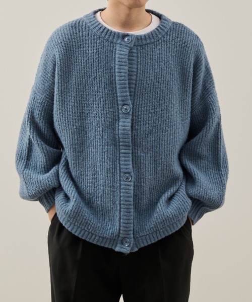 Auntie Rosa(アンティローザ)の「【karin】ボリュームニットカーディガン(カーディガン/ボレロ・レディース・ブルー/ベージュ・FREE)」の15枚目の写真