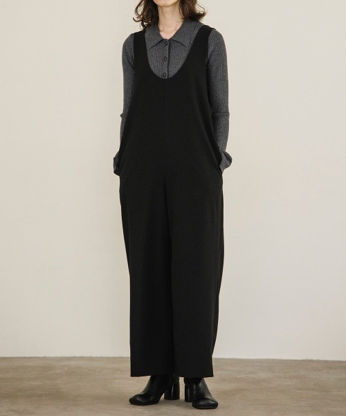 セール】Uネックオールインワン（つなぎ/オールインワン）｜TENTO