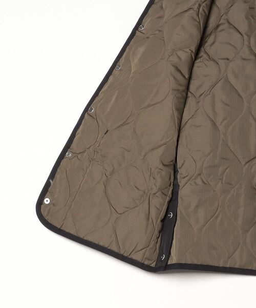 【TAION / タイオン】UNISEX MILITARY BUTTON CREW NECK DOWN VEST（ダウンベスト）｜TAION（タイオン）