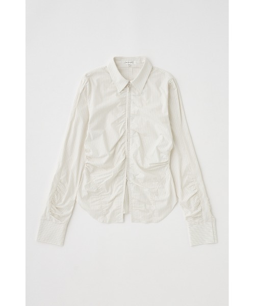 MOUSSY（マウジー）の「ZIP UP WAIST SHAPE シャツ（シャツ