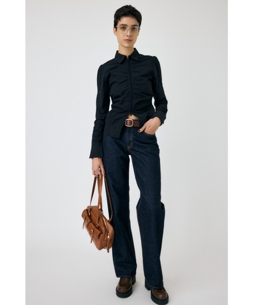 MOUSSY（マウジー）の「ZIP UP WAIST SHAPE シャツ（シャツ