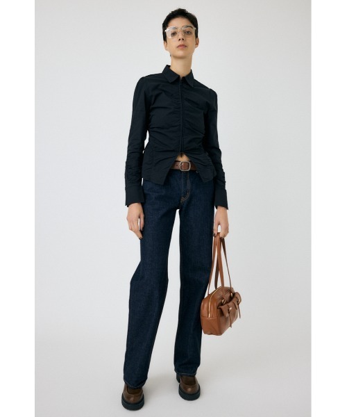MOUSSY（マウジー）の「ZIP UP WAIST SHAPE シャツ（シャツ