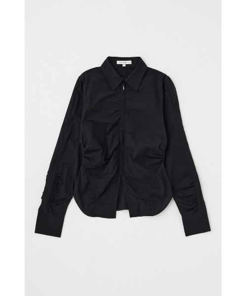 MOUSSY（マウジー）の「ZIP UP WAIST SHAPE シャツ（シャツ