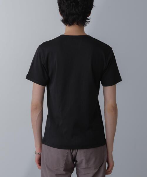 NANO universe(ナノユニバース)の「フライスクルーネックTシャツ(Tシャツ/カットソー・メンズ・ブラック/その他1/ホワイト・M/L)」の11枚目の写真