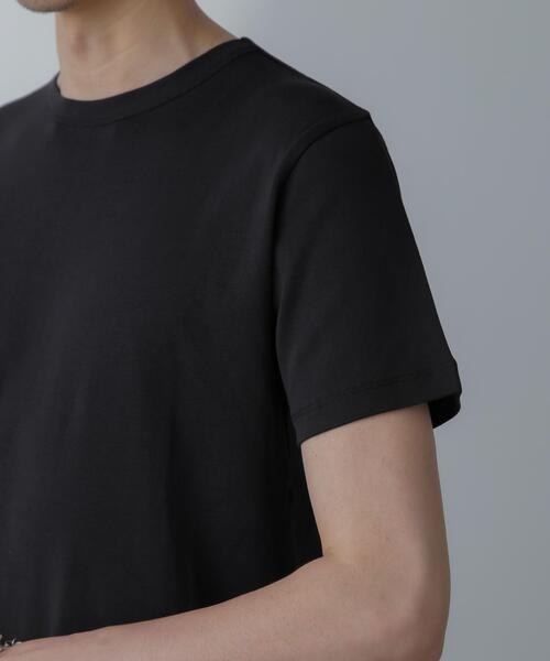 NANO universe(ナノユニバース)の「フライスクルーネックTシャツ(Tシャツ/カットソー・メンズ・ブラック/その他1/ホワイト・M/L)」の13枚目の写真