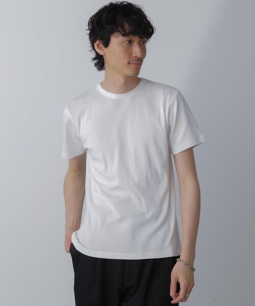 NANO universe(ナノユニバース)の「フライスクルーネックTシャツ(Tシャツ/カットソー・メンズ・ブラック/その他1/ホワイト・M/L)」の19枚目の写真