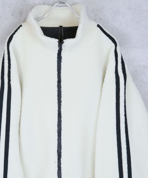 【セール】sheep boa track jacket/シープボア トラックジャケット（ブルゾン）｜Ritzy（リッツィー）