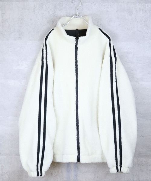 sheep boa track jacket/シープボア トラックジャケット レディース