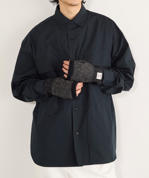 HARRIS TWEED(ハリスツイード)の「【SETUP7】HARRIS フィンガーレスショートグローブ メンズ手袋 WINGI(手袋・メンズ・グレー系その他2/ネイビー系1/グレー系1・FREE)」の14枚目の写真