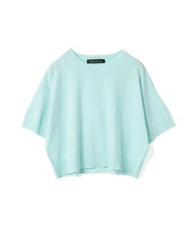 mizuiro ind クルーネックハーフスリーブプルオーバー