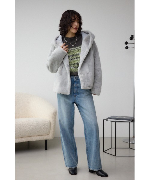 セール】フラッフィーフェイクファーブルゾン（ブルゾン）｜AZUL BY